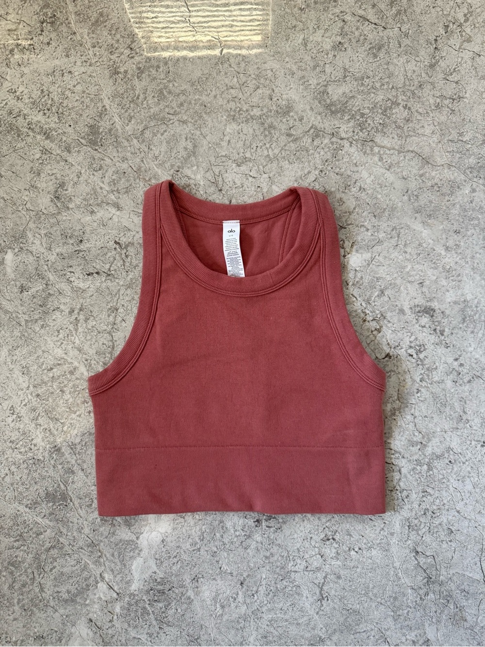 ALO Yoga Seamless Delight High Neck Bra size L